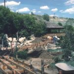 photo of a wooden boardwalk and plaza constructed at Bear Creek Nature Center