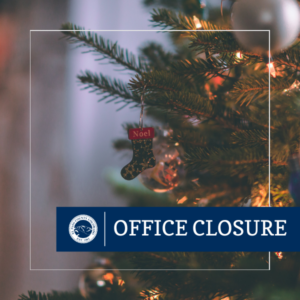 Christmas-Holiday-Office-Closure-300×300 Image of a Christmas Tree with the message of Office Closure