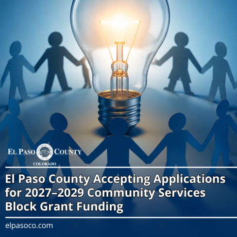 El Paso County Accepting Applications for 2027–2029 Community Services Block Grant Funding