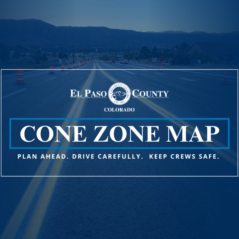 El Paso County Cone Zone Map