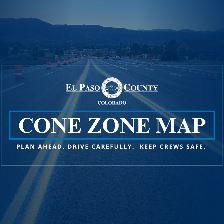 El Paso County Cone Zone Map