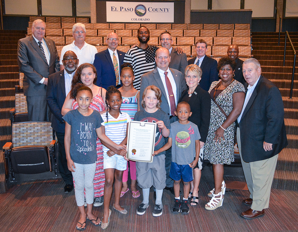 Juneteenth Proclamation Group Photo