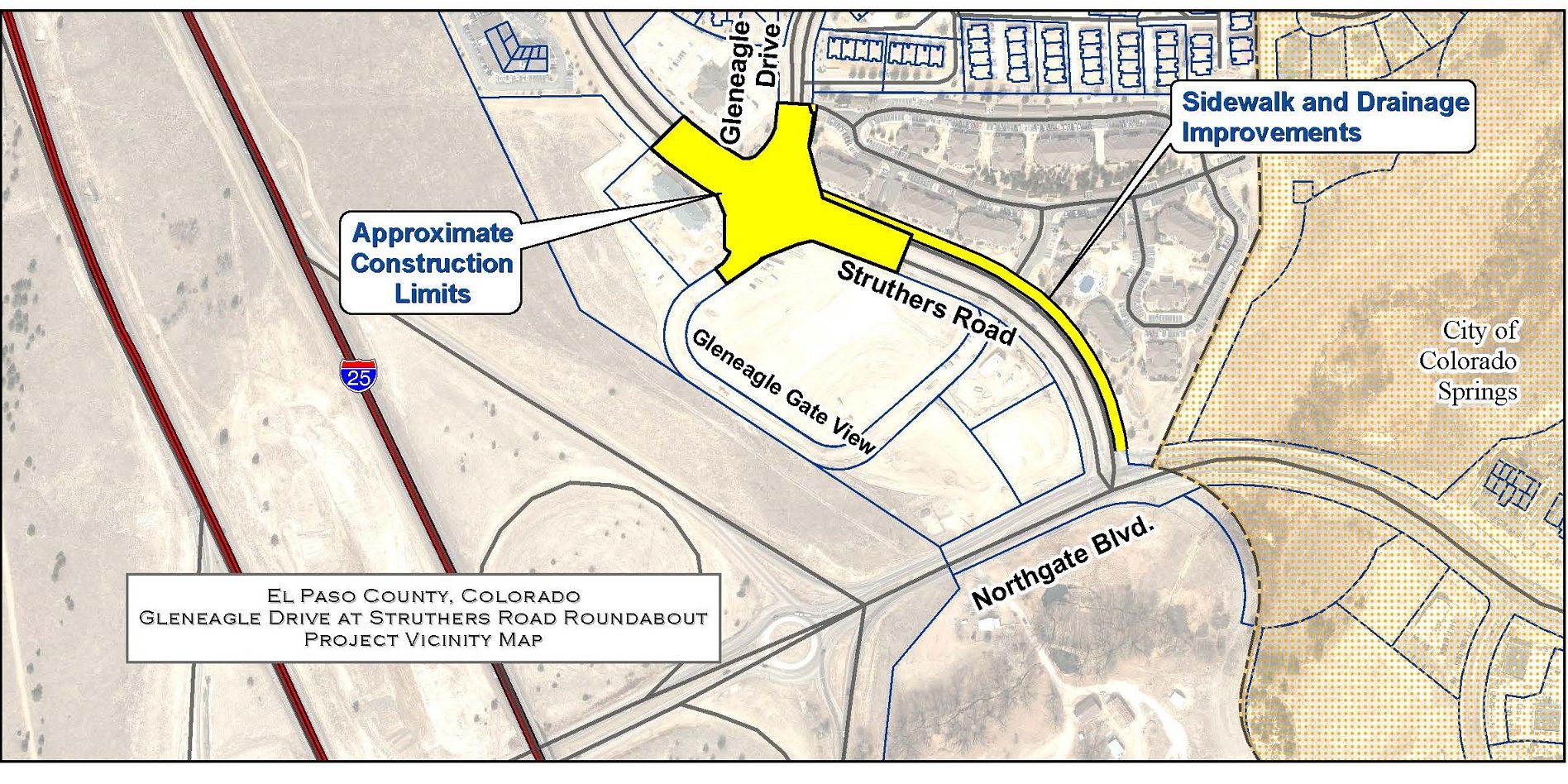 Struthers Road Gleneagle Drive Intersection Project El Paso County