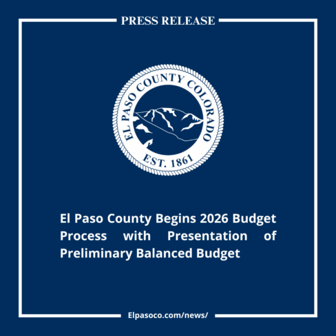 El Paso County Begins 2026 Budget Process with Presentation of Preliminary Balanced Budget