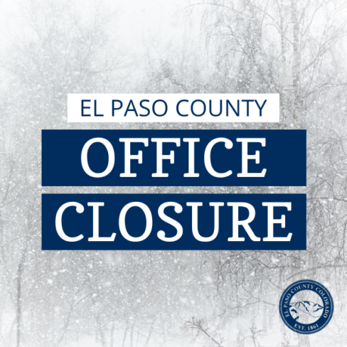 Small El Paso County Office Closure graphic