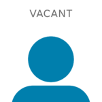 Image of person and the word "vacant"