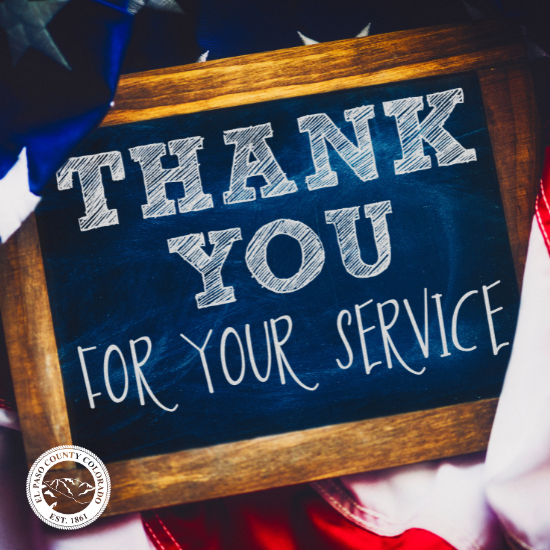 a frame stating "thank you for your service" is surrounded by an American flag