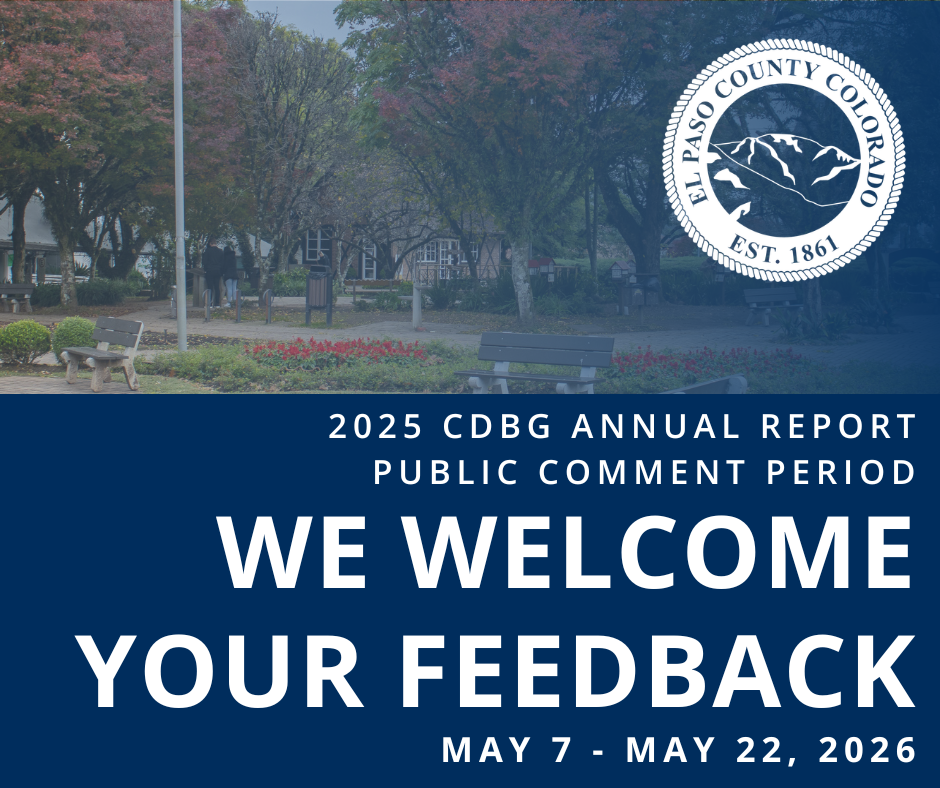 2025 CDBG Annual Report Public Comment Period. We welcome your feedback, May 7 - May 22, 2026