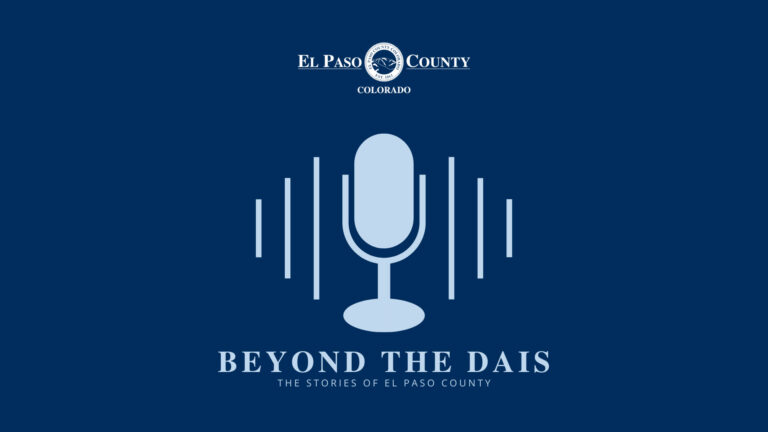 logo for El Paso County's podcast, Beyond the Dais