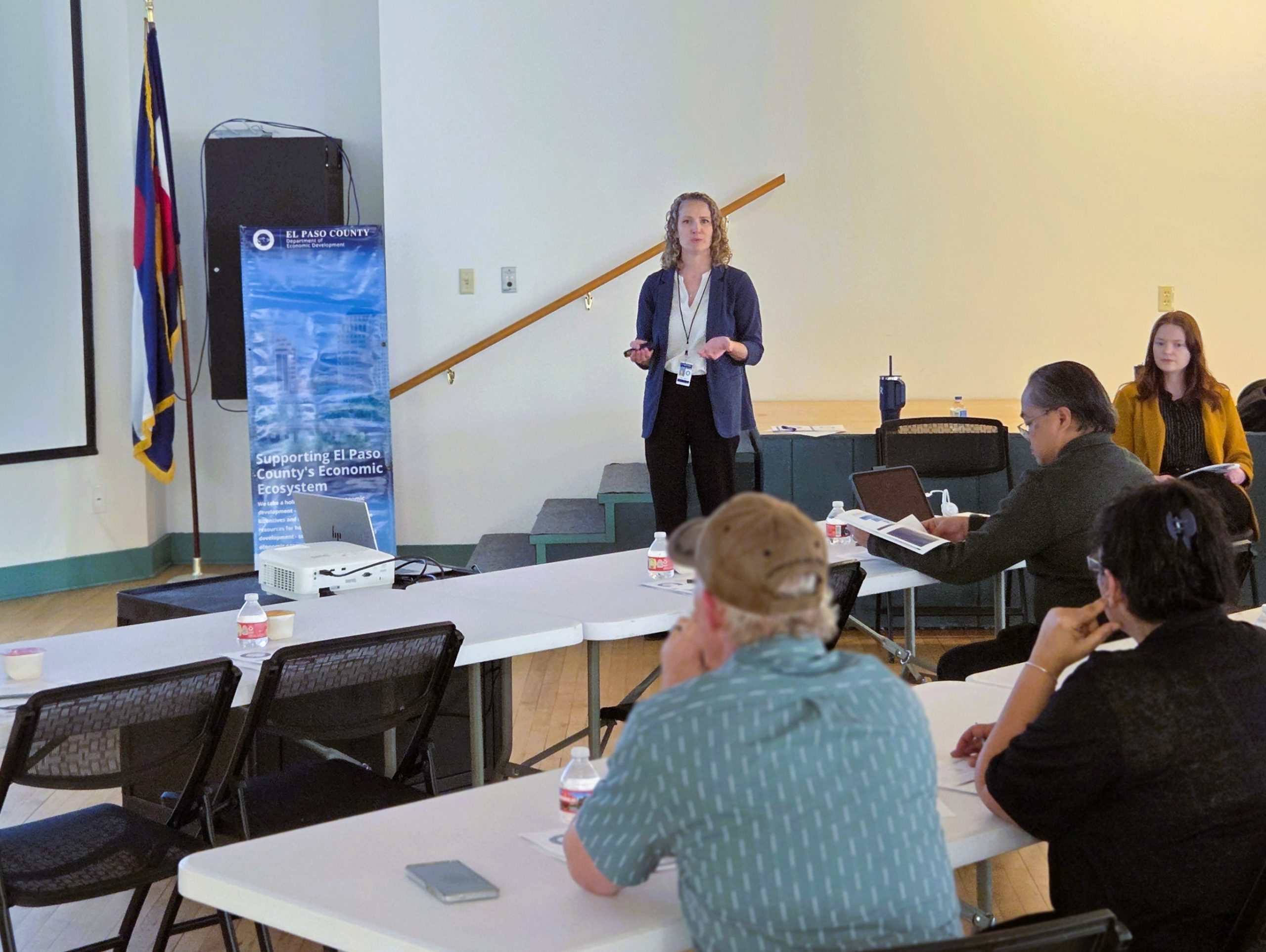 Business Event 4.2.26 Sara Lobato Sara Lobato presents at the April 2 event.