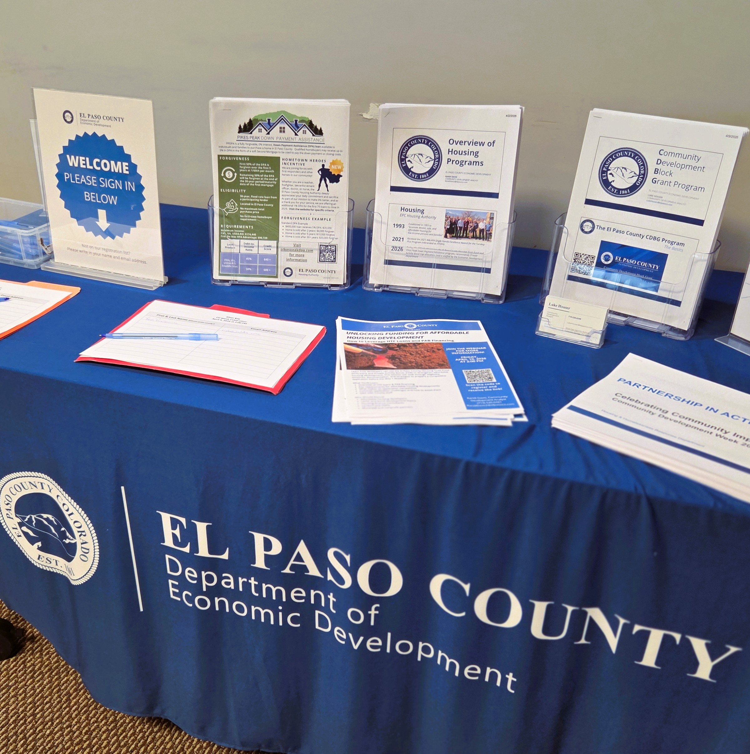 El Paso County Economic Development hosts a public event at Silver Key Senior Services.