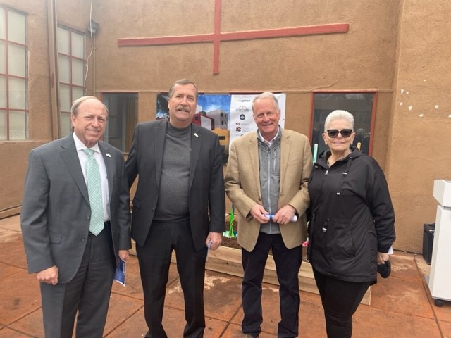 El Paso County Housing Authority Commissioners and Colorado Springs Mayor Suthers attending Artspace Groundbreaking.