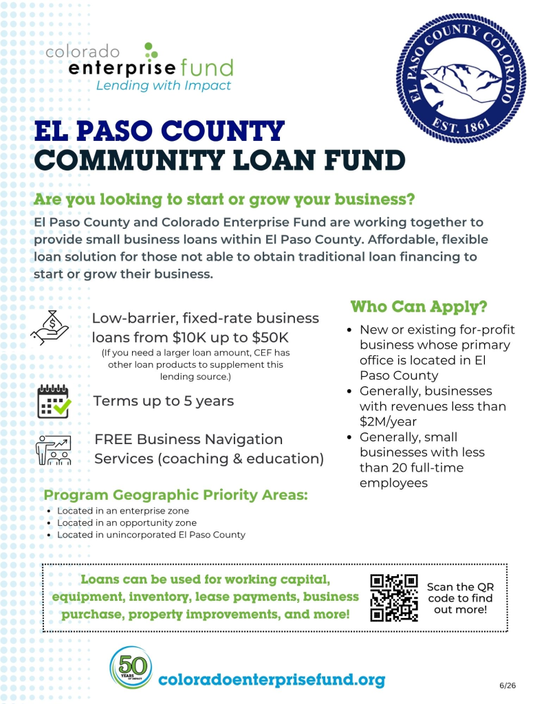 Community Loan Fund Flyer 7.2026