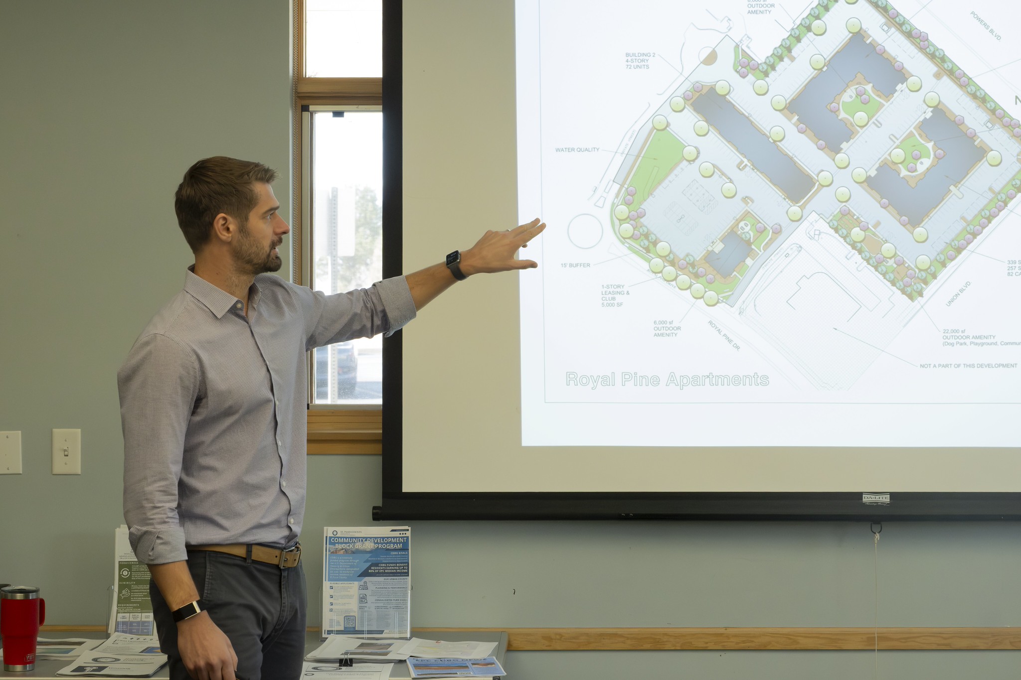 Eric Grodahl 11.7.25 Eric Grodahl speaks about affordable housing at the November 7 event.