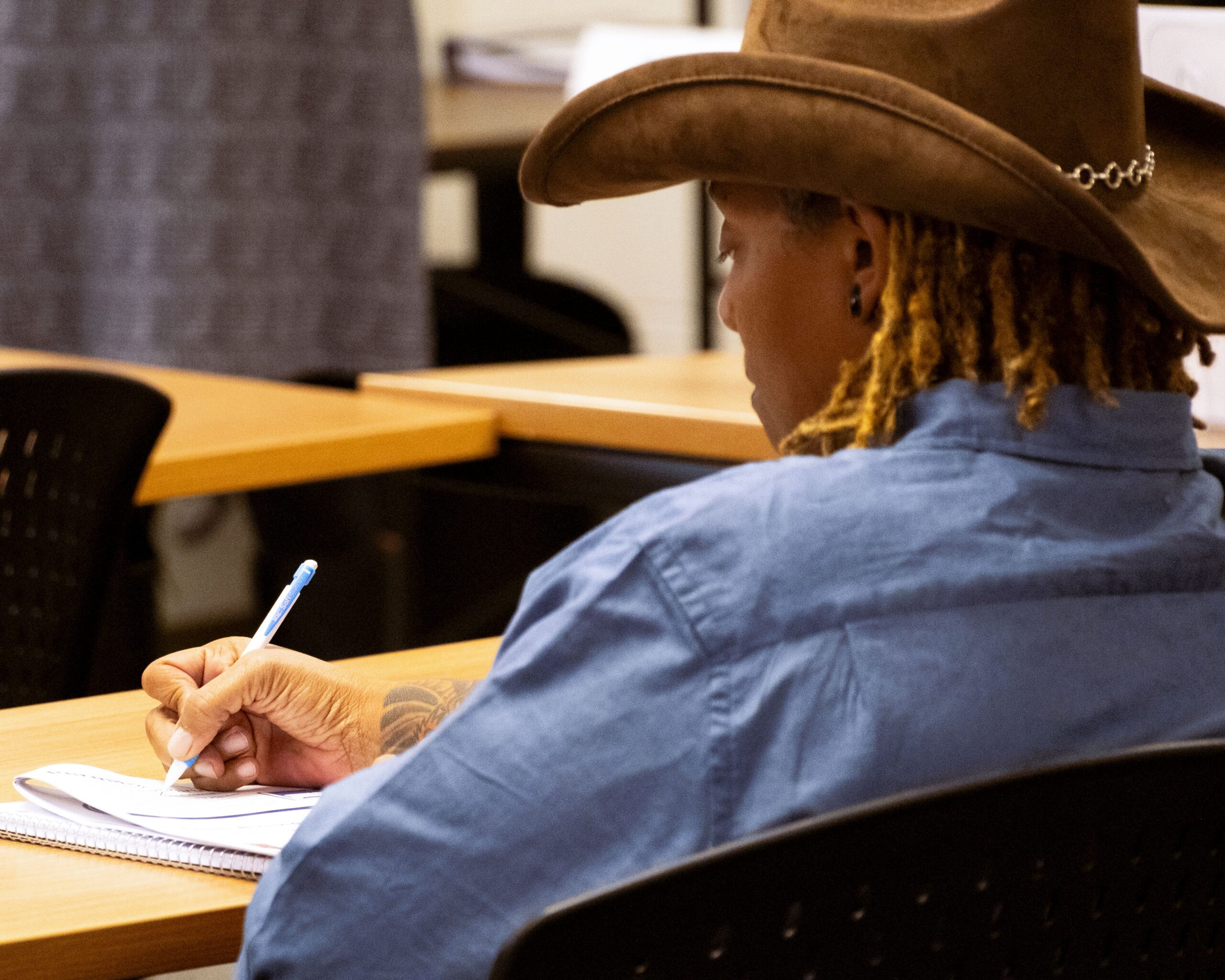 Event 11.12.25 Attendees 1 Attendees learn about business resources at the November 12 panel.