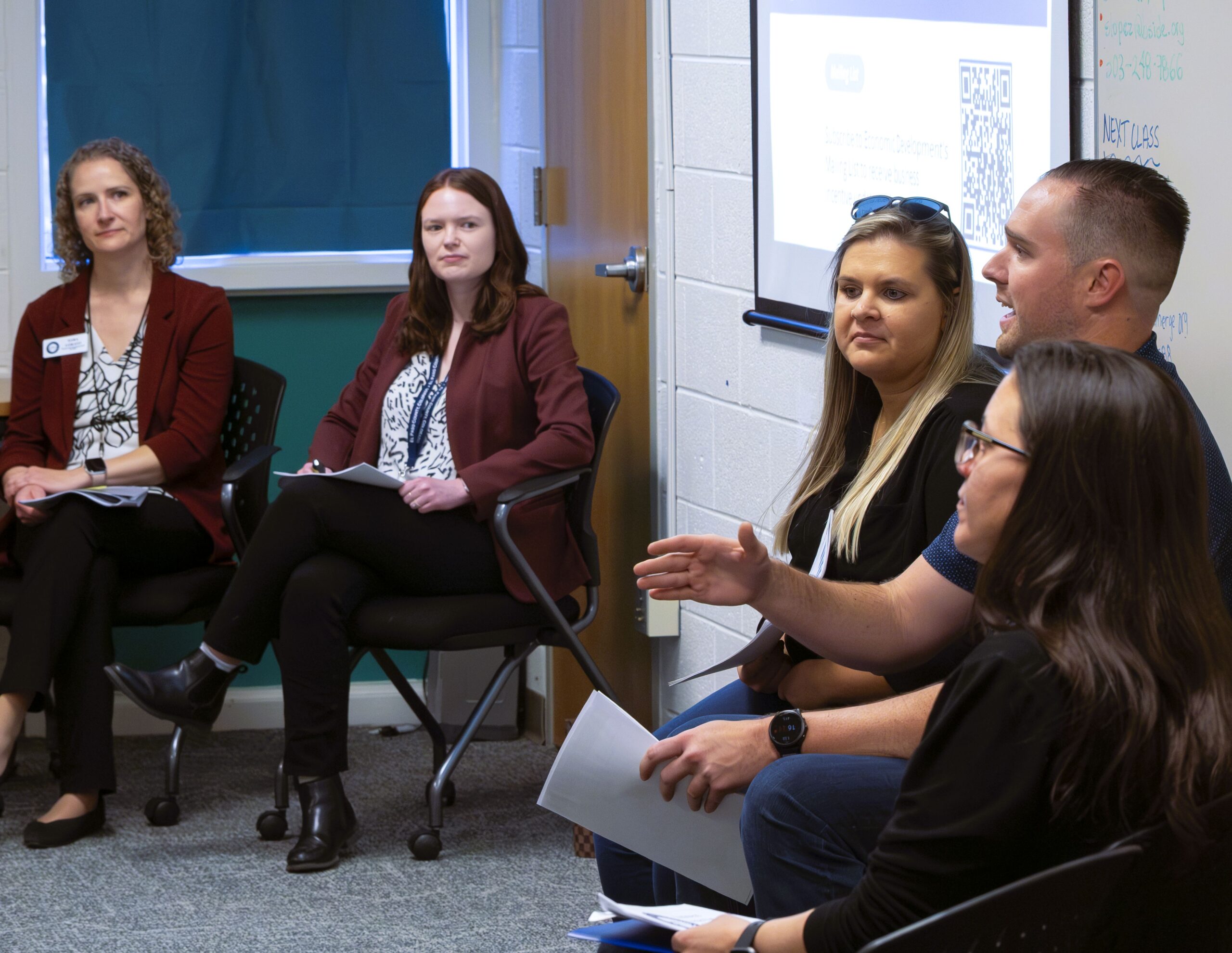 Event 11.12.25 Panel Expert panelists answer questions at the November 12 business panel.