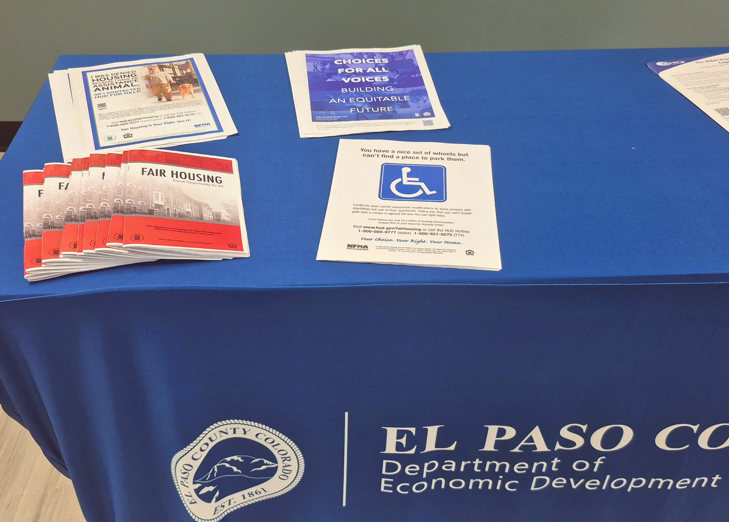 El Paso County Economic Development hosts an event at Security Public Library.