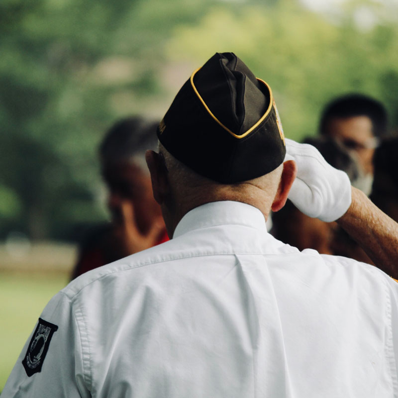 veteran-services-1 Veteran giving a salute