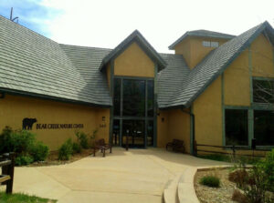 Image of the front of the Bear Creek Nature Center building