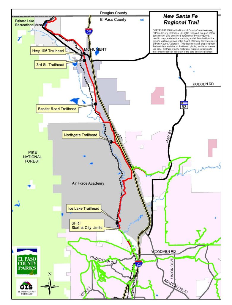 New Santa Fe Regional Trail Map