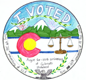 Grade sticker design