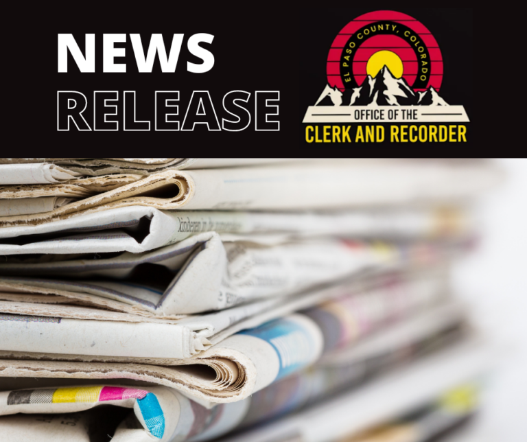County Clerk and Recorder - El Paso County Clerk and Recorder